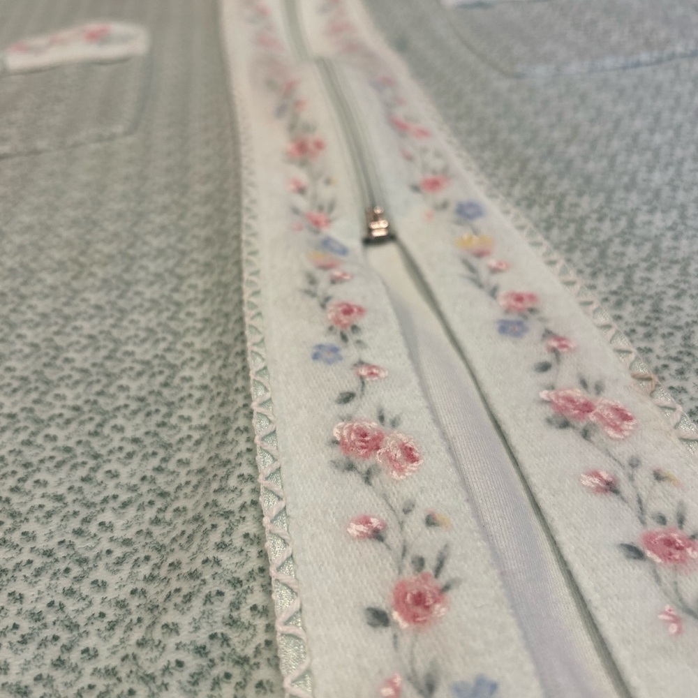 Seaglass Green Floral Housedress - image 3